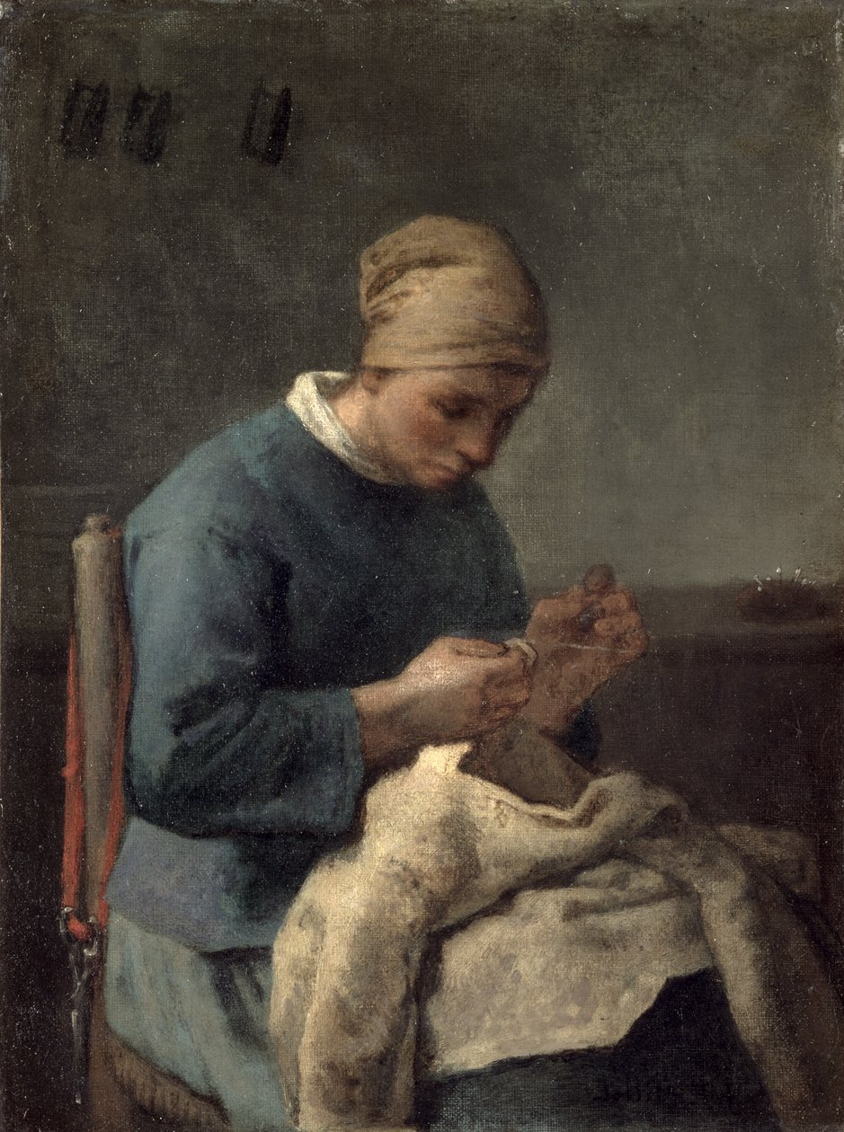 Szwaczka autorstwa Jean Francois Millet