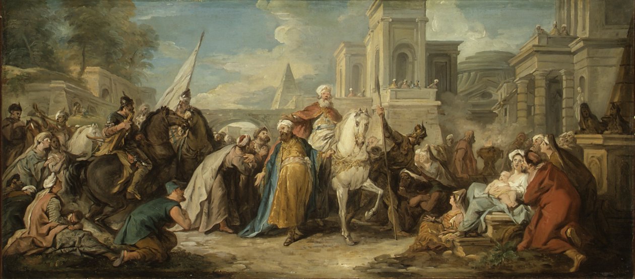 Triumf Mardocheusza autorstwa Jean François de Troy