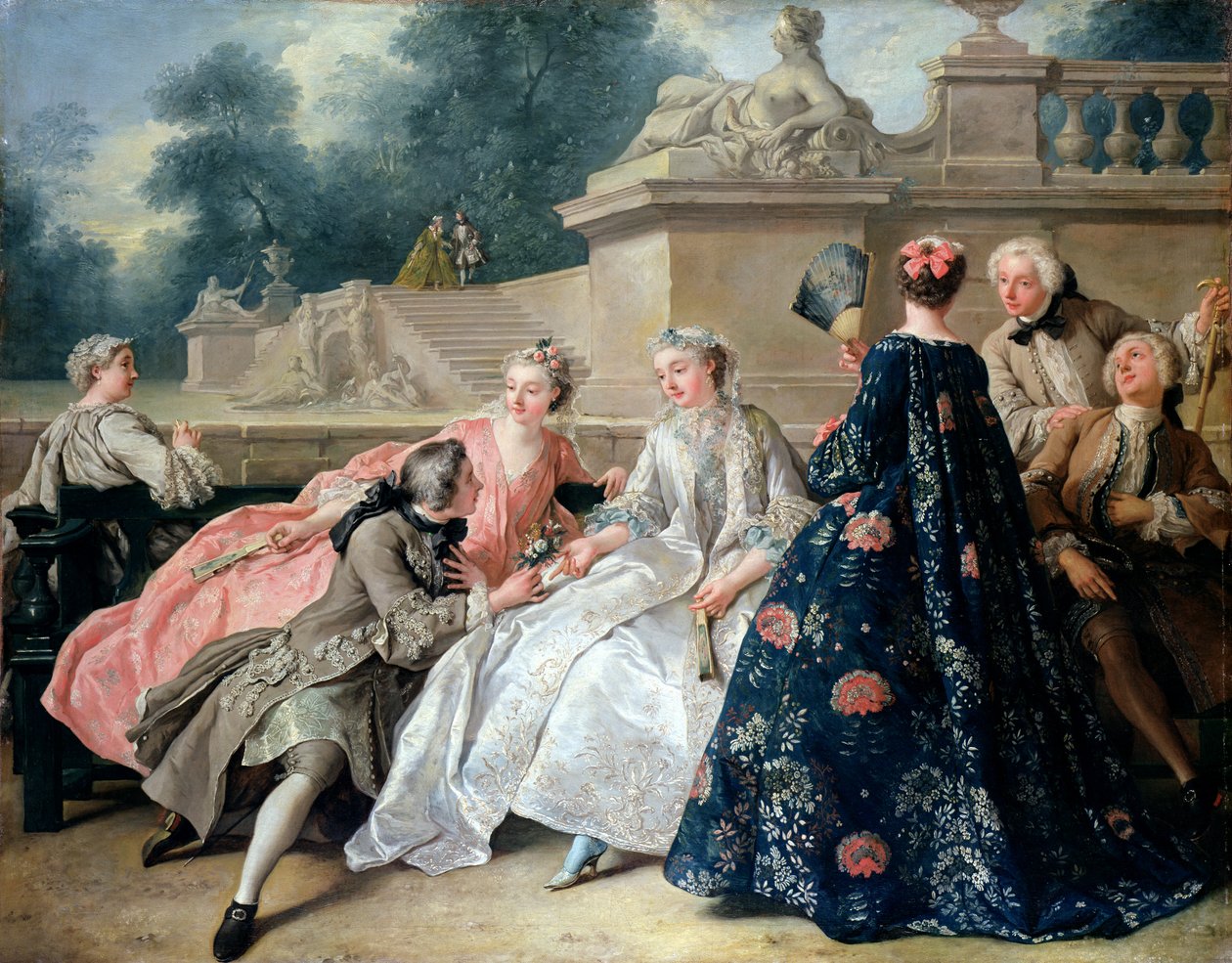 Deklaracja miłości, 1731 autorstwa Jean François de Troy