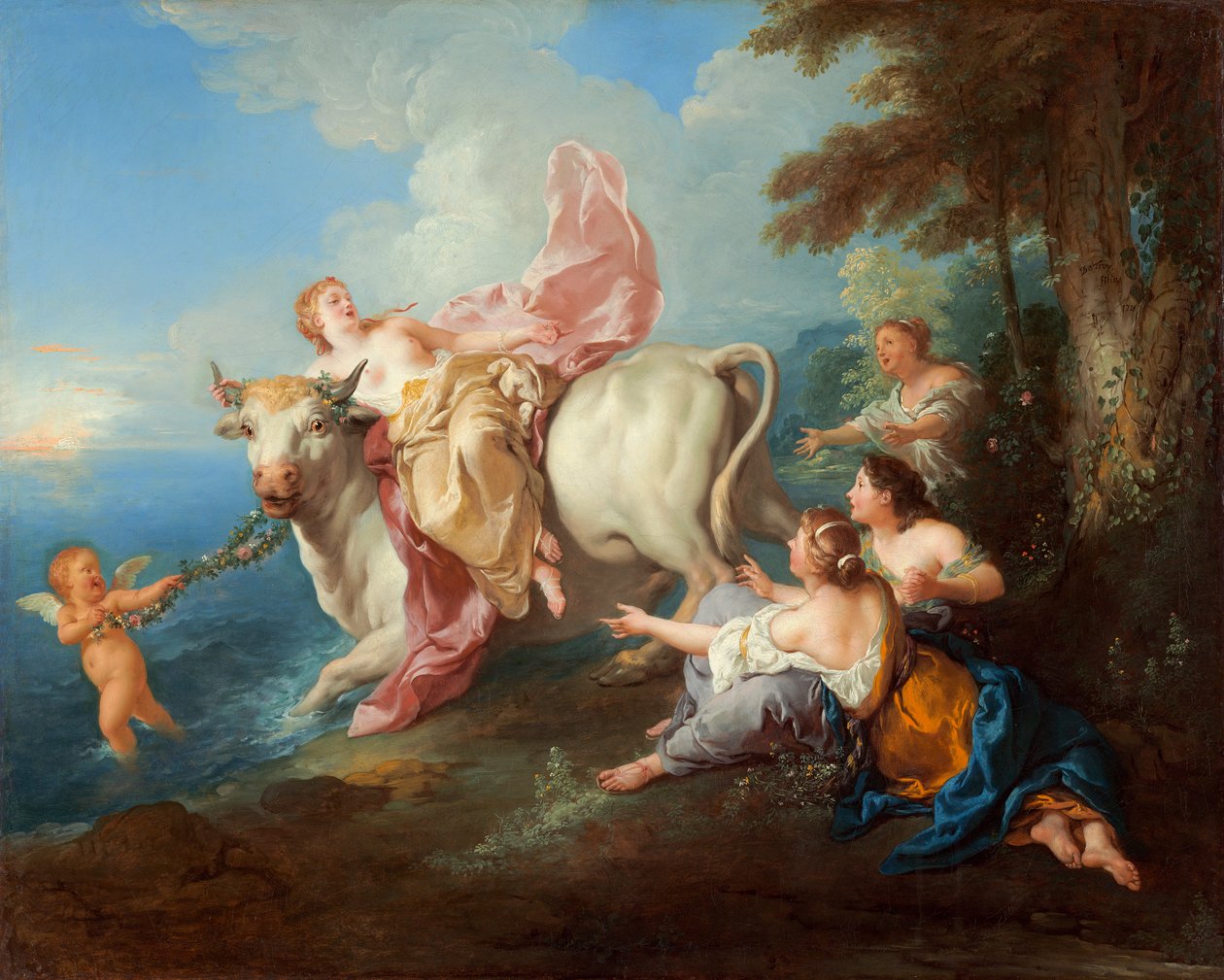 Porwanie Europy autorstwa Jean François de Troy