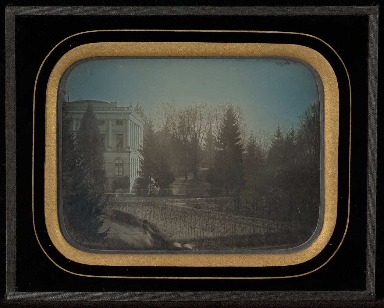 (Dom miejski Jean-Gabriela Eynarda zwany Palais Eynard, z widokiem na ogród) autorstwa Jean Gabriel Eynard
