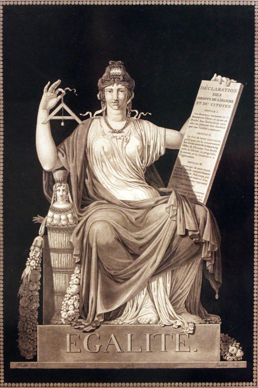 Równość autorstwa Jean Guillaume Moitte