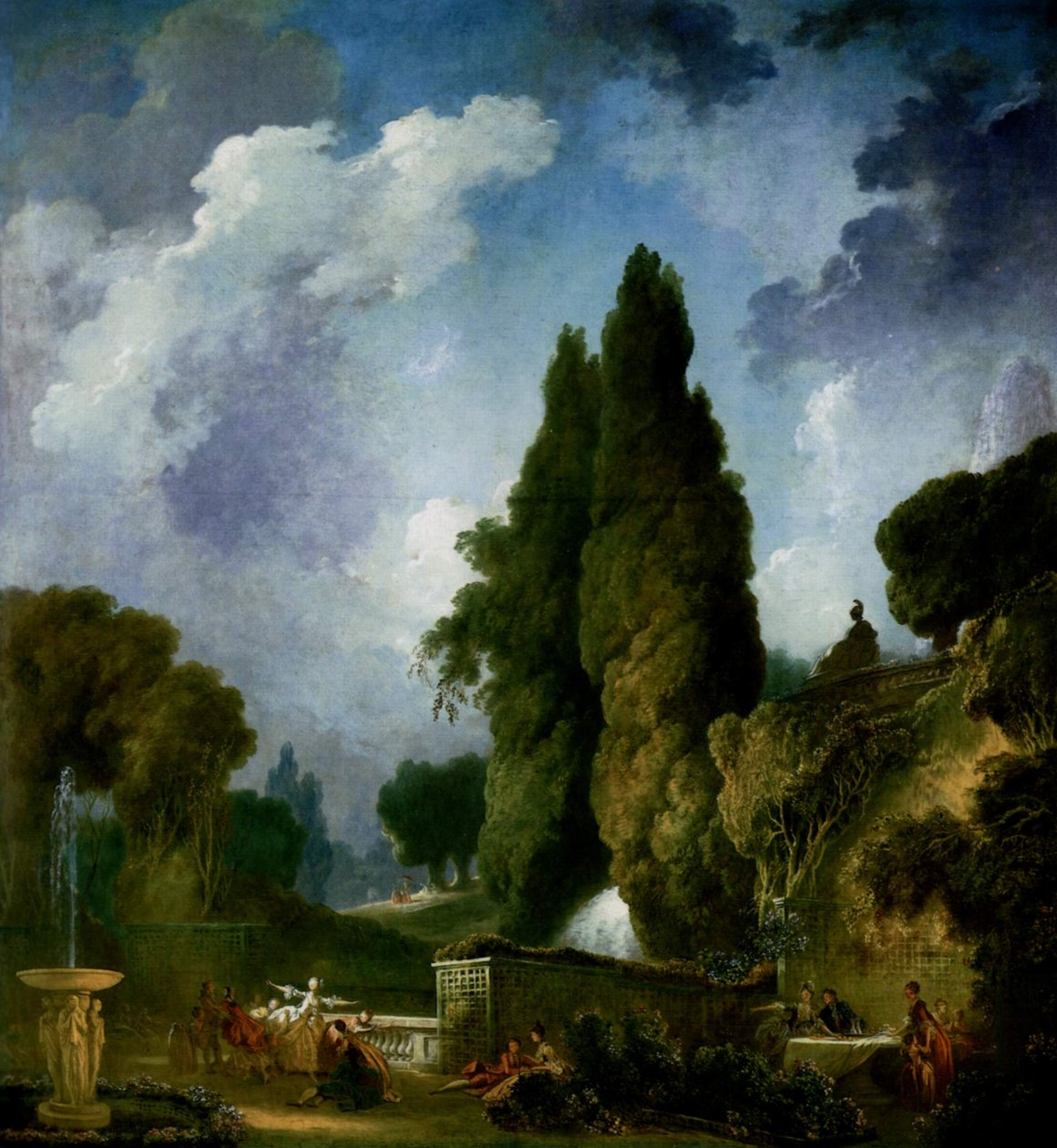 Blind Mans Bluff autorstwa Jean Honore Fragonard