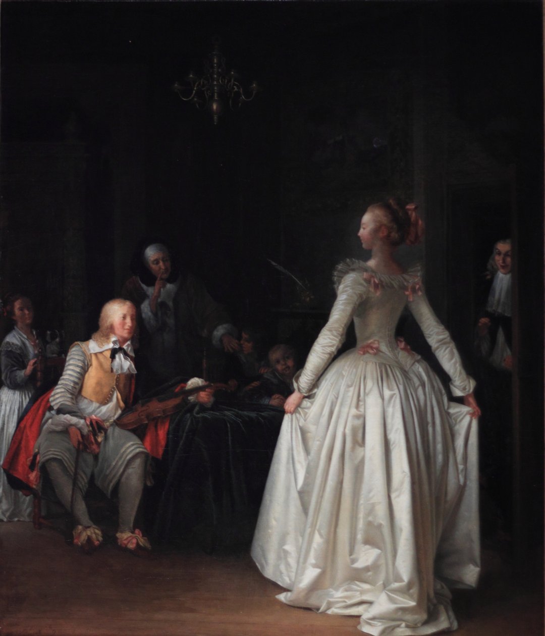 Lekcja tańca autorstwa Jean Honore Fragonard