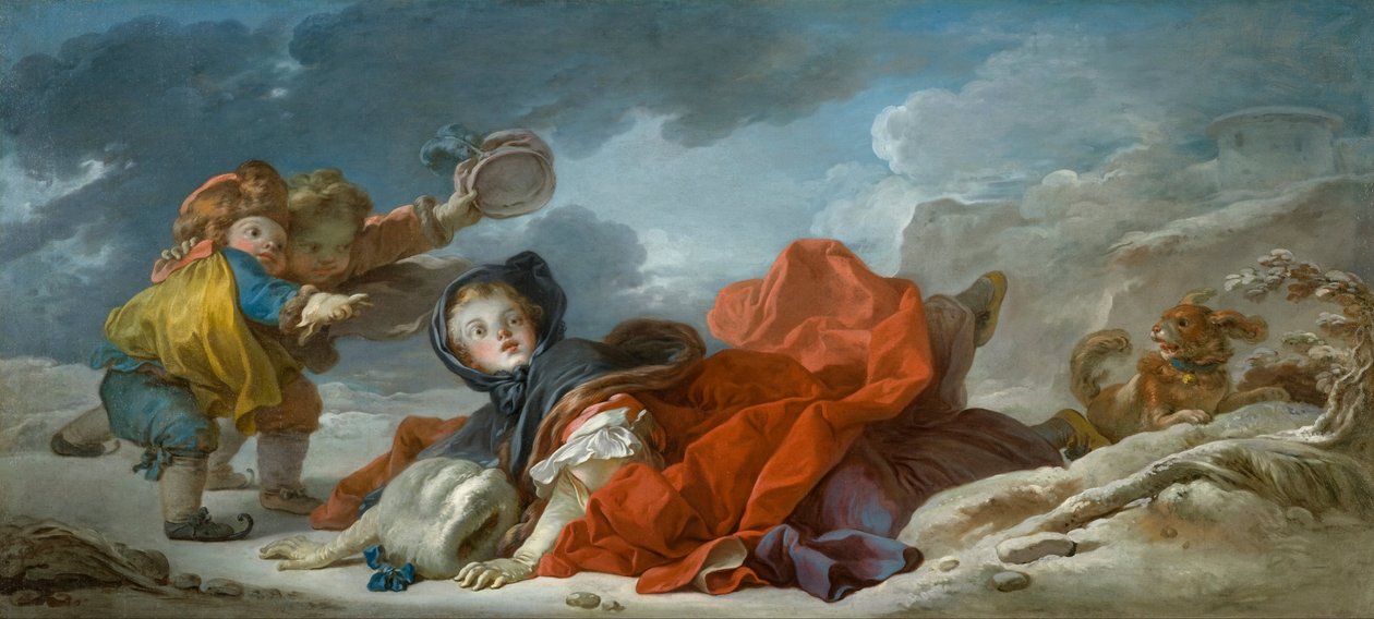 Zima autorstwa Jean Honore Fragonard