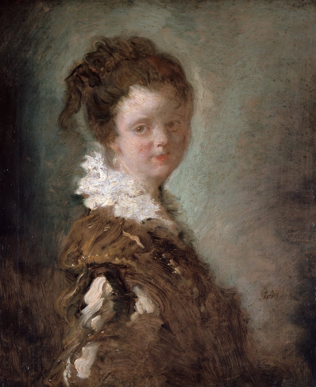 Młoda kobieta autorstwa Jean Honore Fragonard