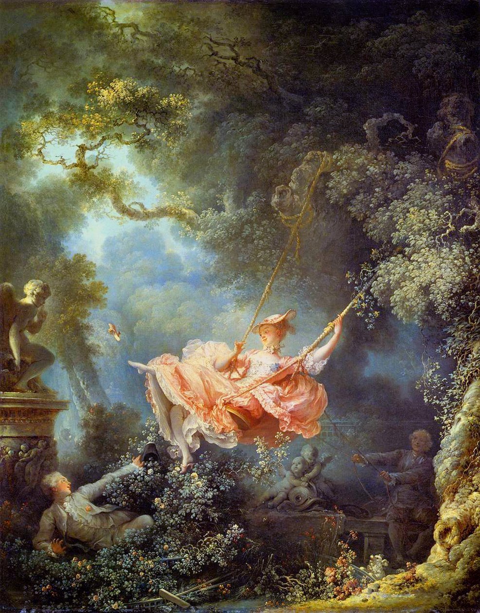 huśtać się autorstwa Jean Honore Fragonard