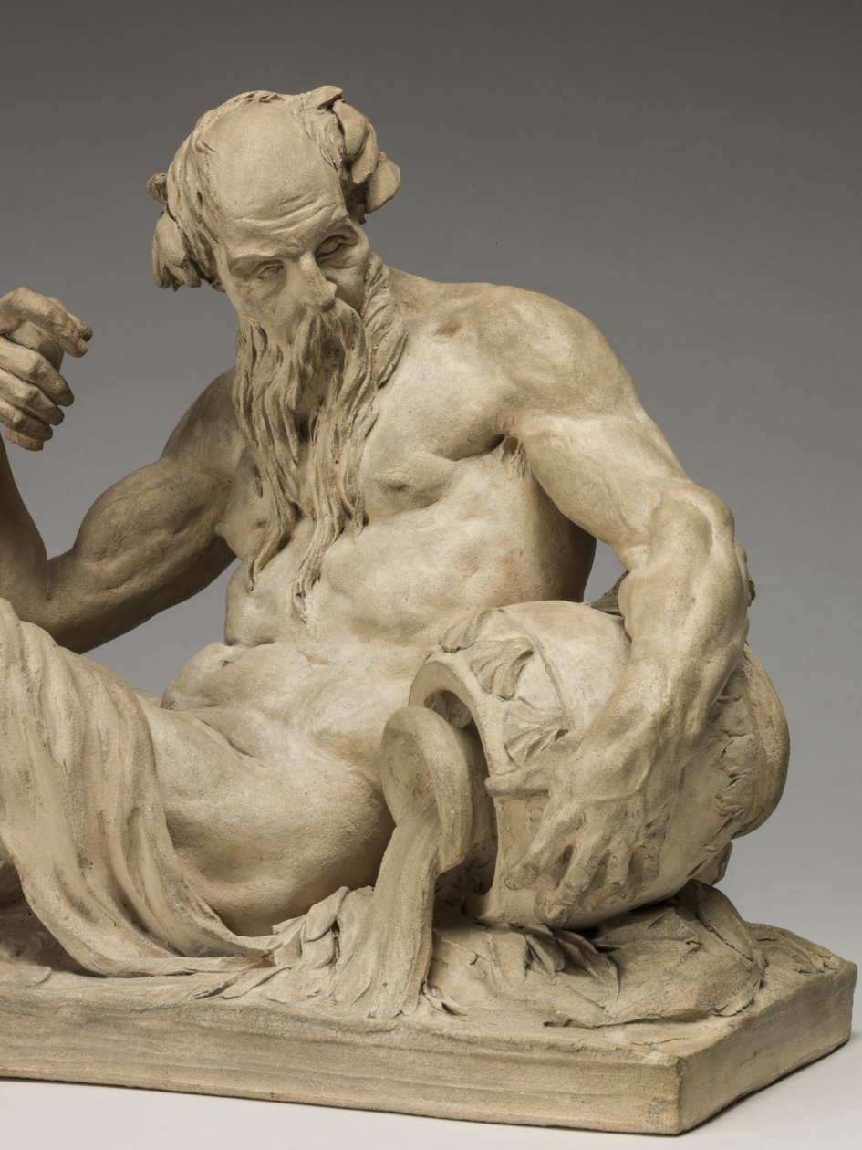 Bóg rzeki, 1755 (terakota) autorstwa Jean Jacques Caffieri