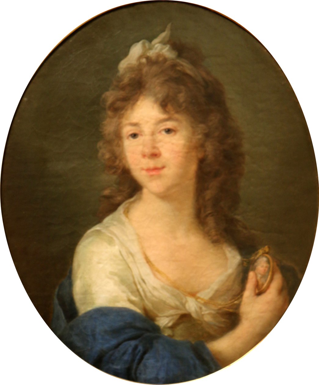 Portret Madame Roland autorstwa Jean Jacques Francois Le Barbier