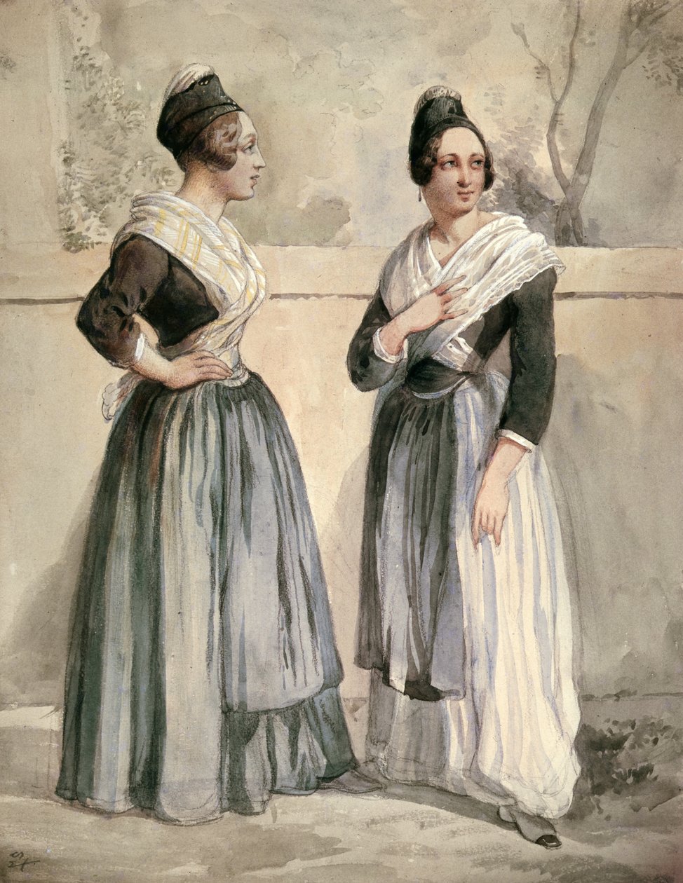 Mieszkańcy Arles w czasach Daudeta i Bizeta autorstwa Jean Joseph Bonaventure Laurens