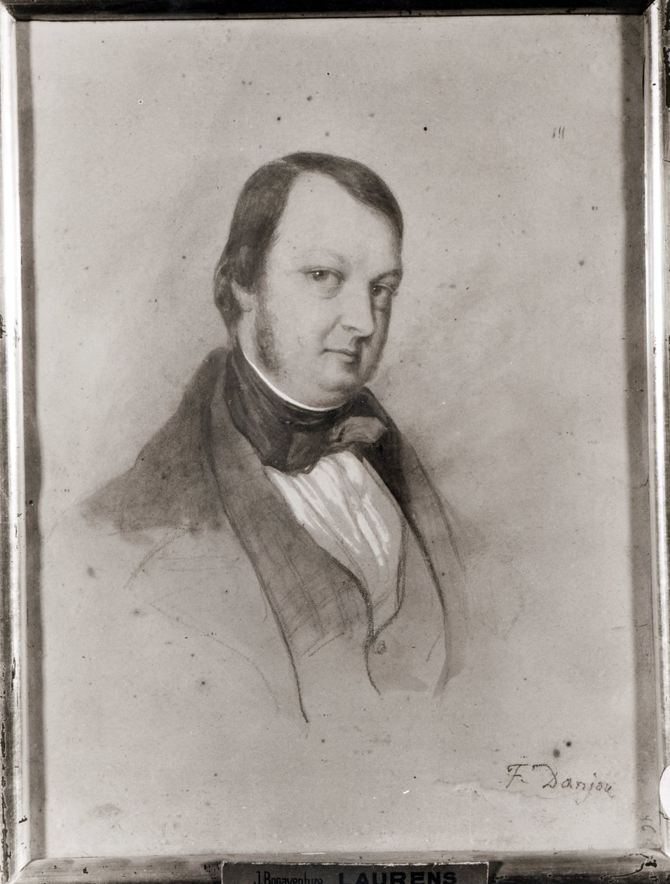 Portret Fryderyka Chopina (1810-49) autorstwa Jean Joseph Bonaventure Laurens