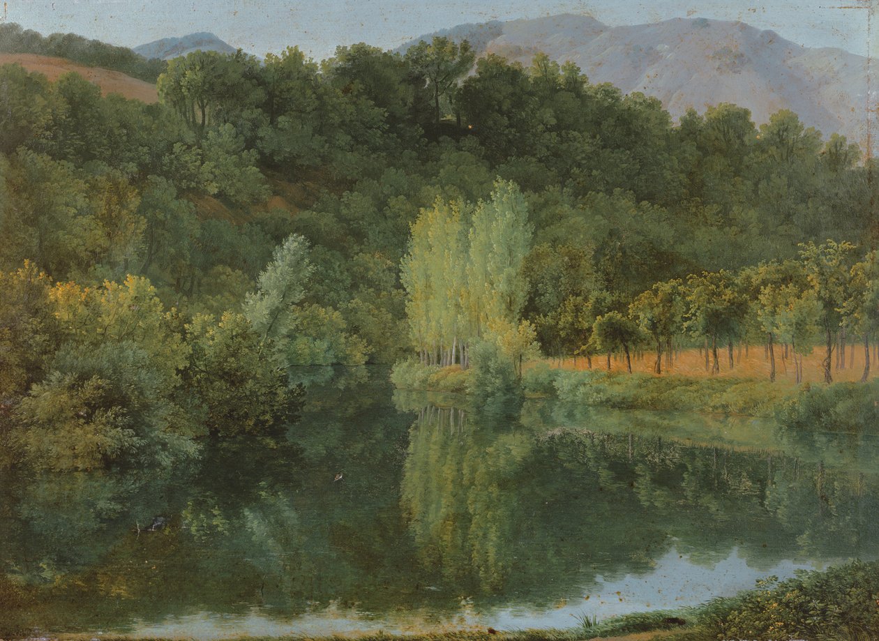 Krajobraz w pobliżu Neapolu, 1787 autorstwa Jean Joseph Xavier Bidauld