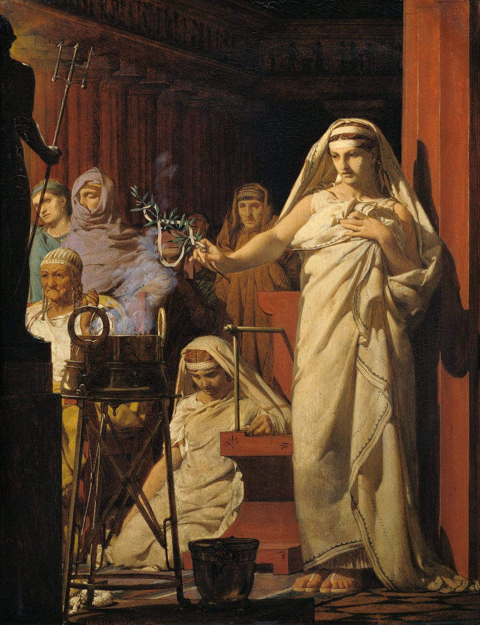 Inwokacja Neptuna, 1866 autorstwa Jean Jules Antoine Lecomte du Nouy
