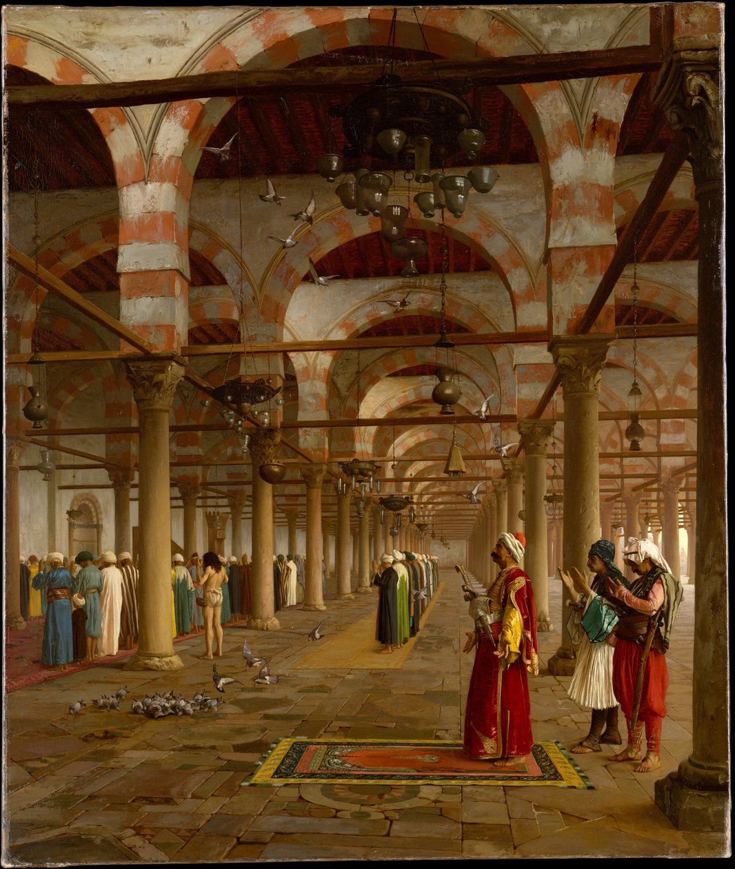 Modlitwa w meczecie autorstwa Jean Leon Gerome