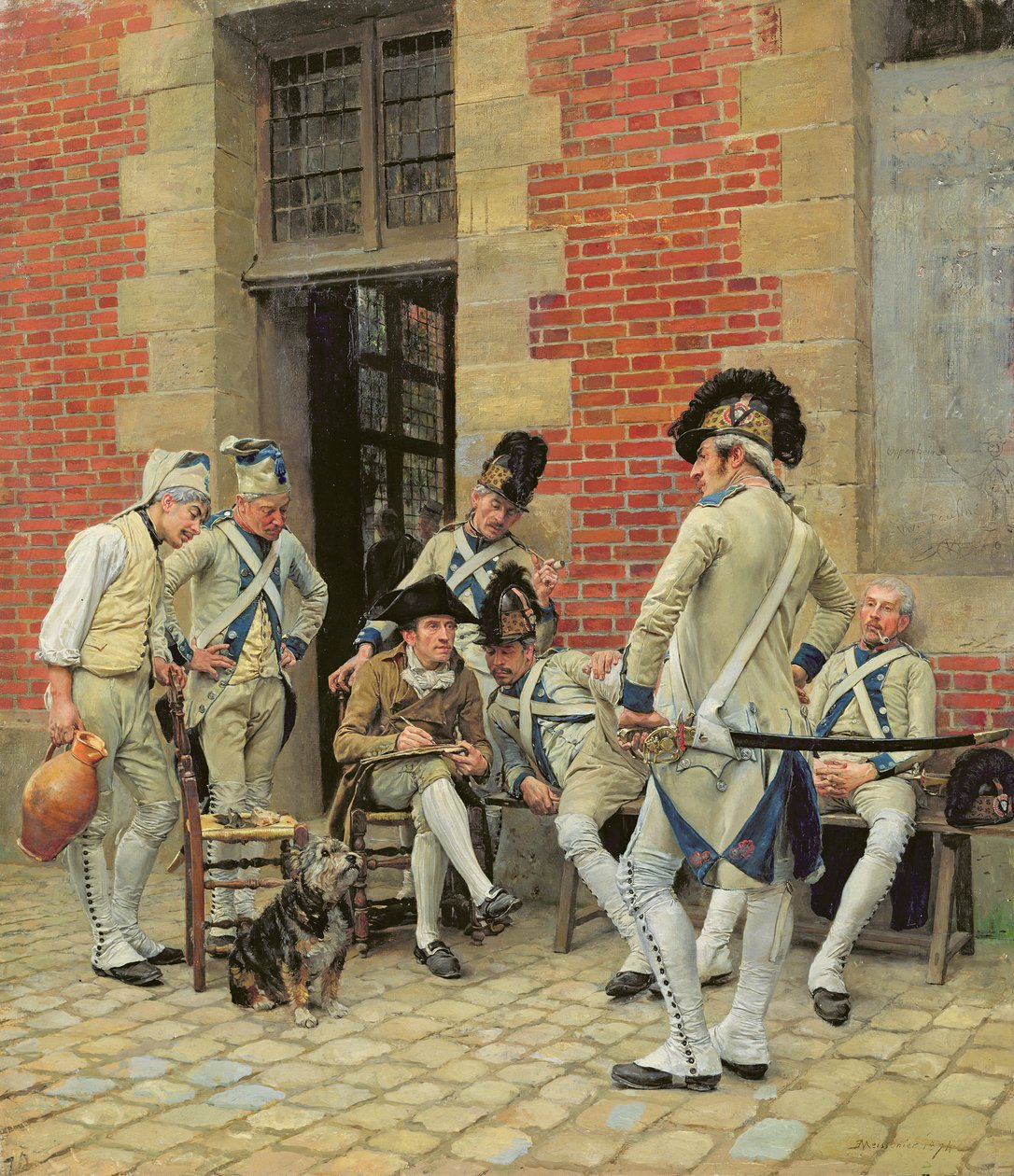 Portret sierżanta, 1874 autorstwa Jean Louis Ernest Meissonier