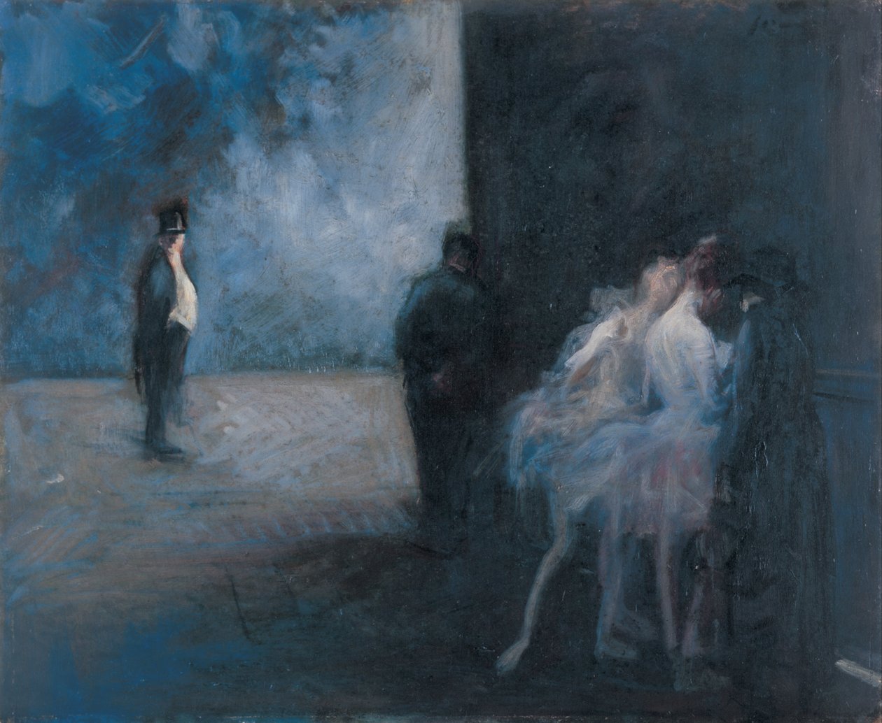 KulisySymfonia w błękicie autorstwa Jean Louis Forain