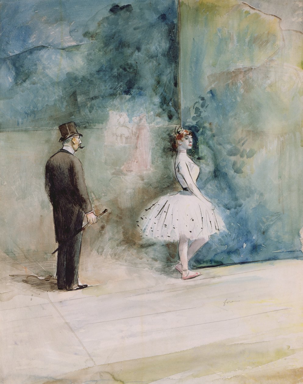 Tancerz, 1890 autorstwa Jean Louis Forain