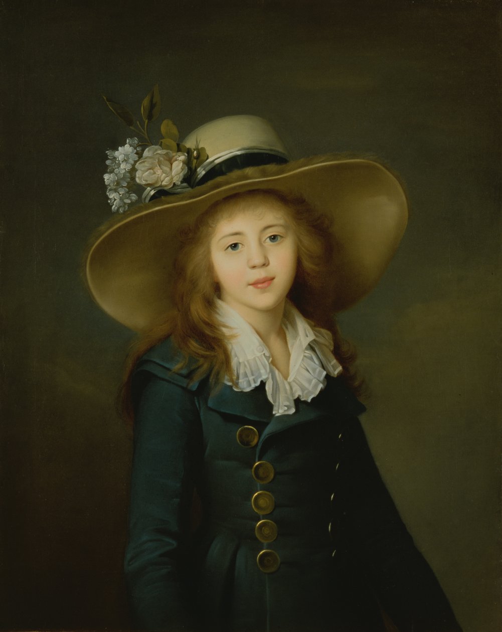 Portret Jekateryny Stroganowa jako dziecka, 1780-89 autorstwa Jean Louis Voille