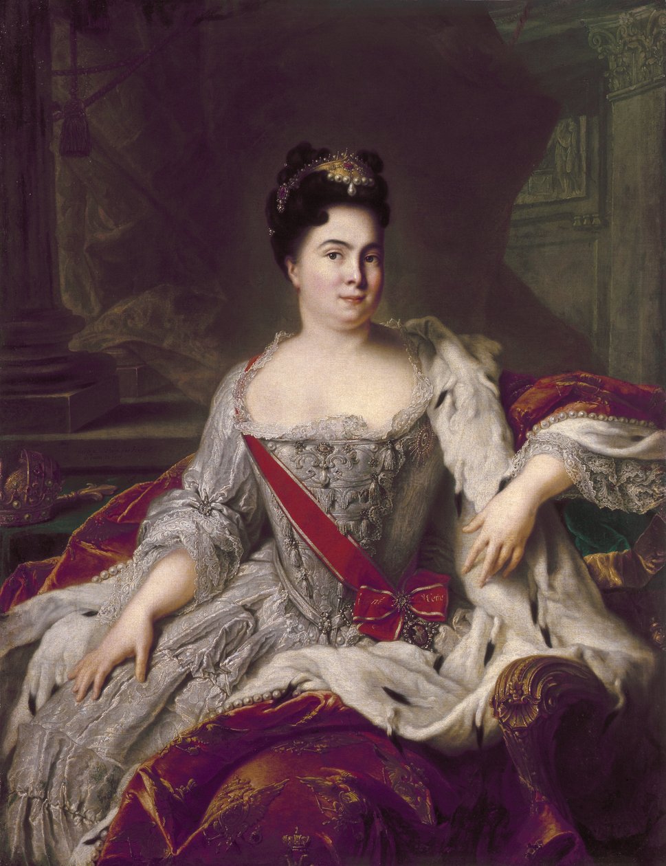 Portret Katarzyny I (1684-1727) autorstwa Jean Marc Nattier