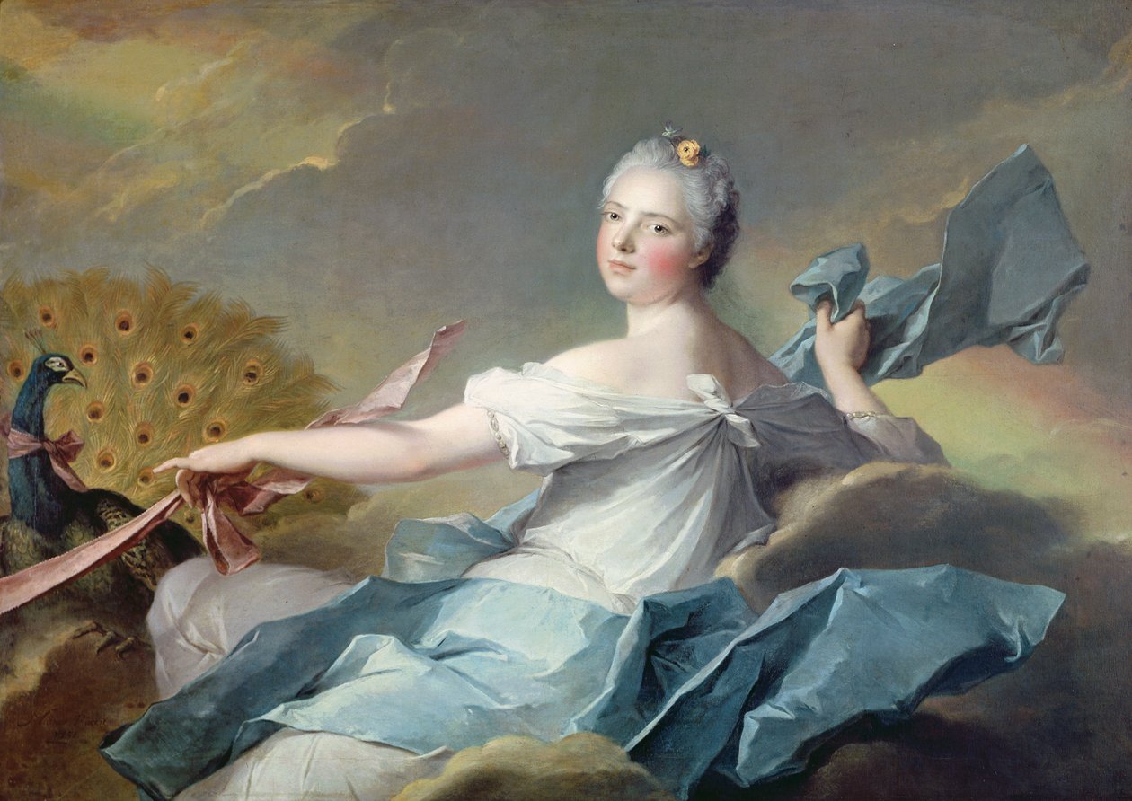 Adelaide de France, jako żywioł powietrza, 1750-1 autorstwa Jean Marc Nattier