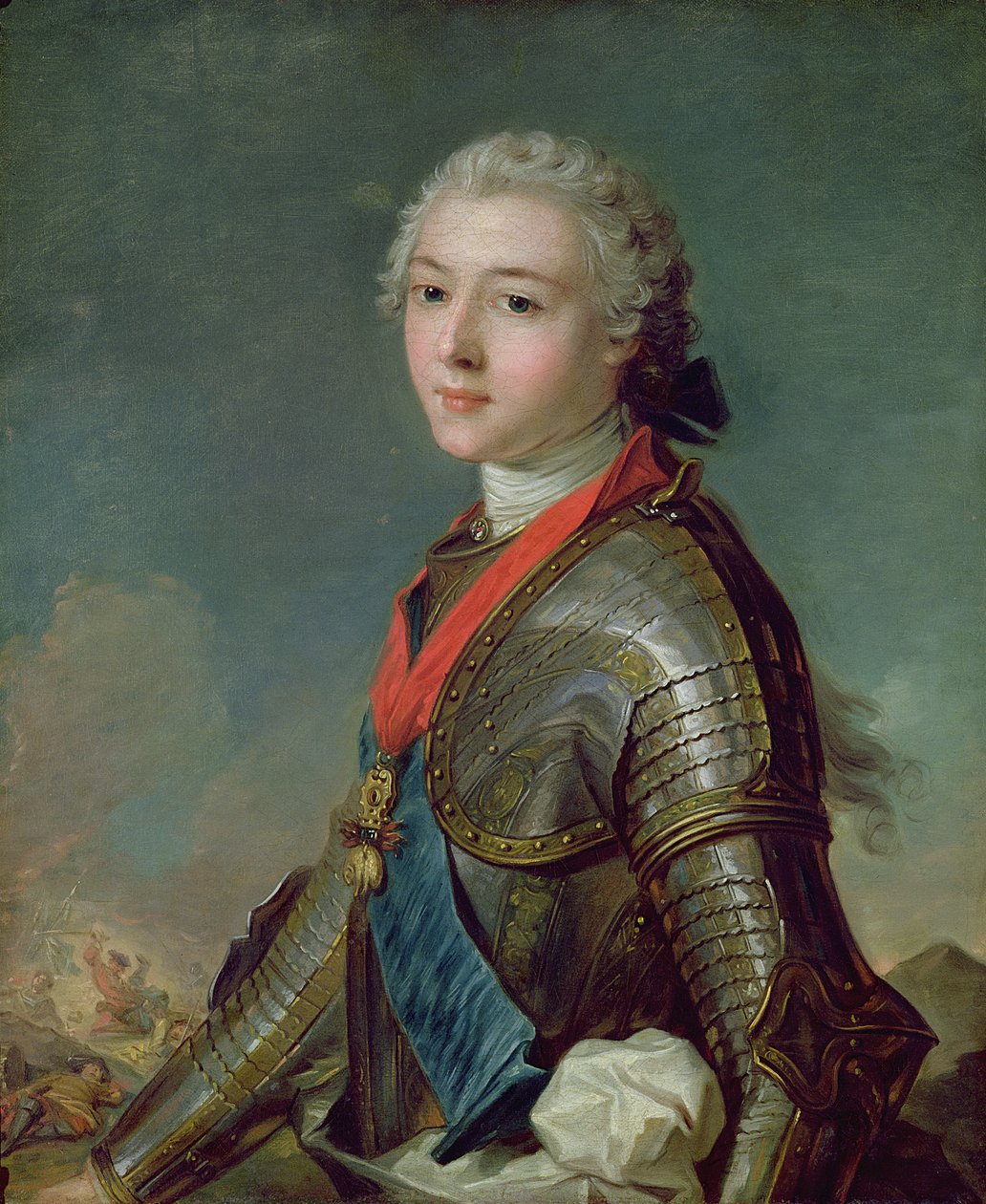 Louis Jean Marie de Bourbon (1725-93) książę Penthievre, 1743 r. autorstwa Jean Marc Nattier