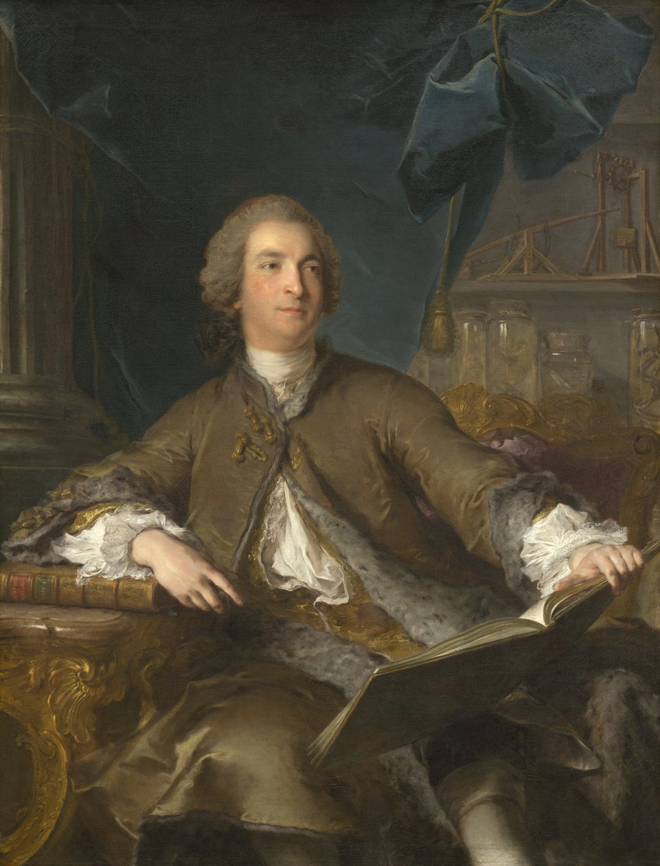 Portret Josepha Bonniera de la Mossona (1702-1744) autorstwa Jean Marc Nattier