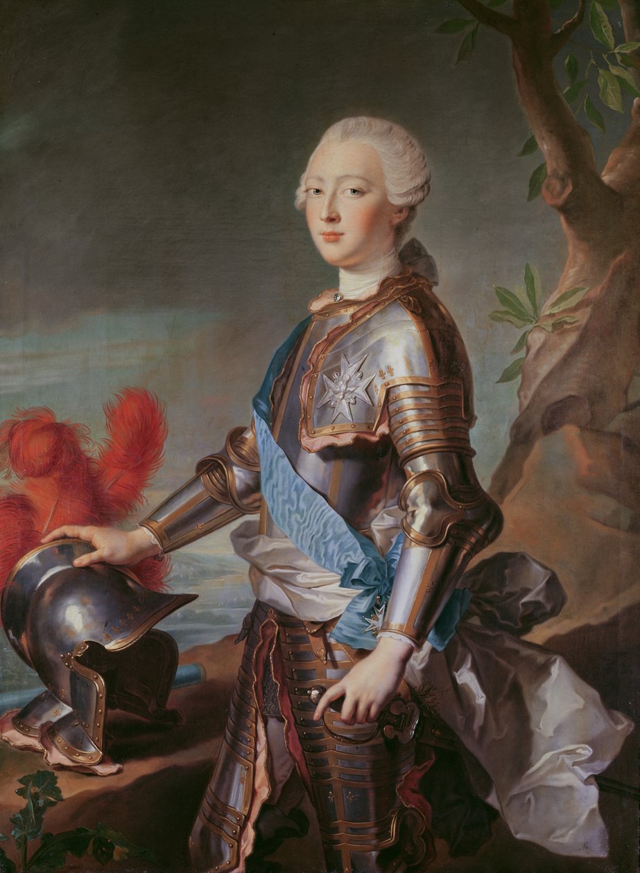 Portret Ludwika-Józefa de Bourbon, 1794 autorstwa Jean Marc Nattier