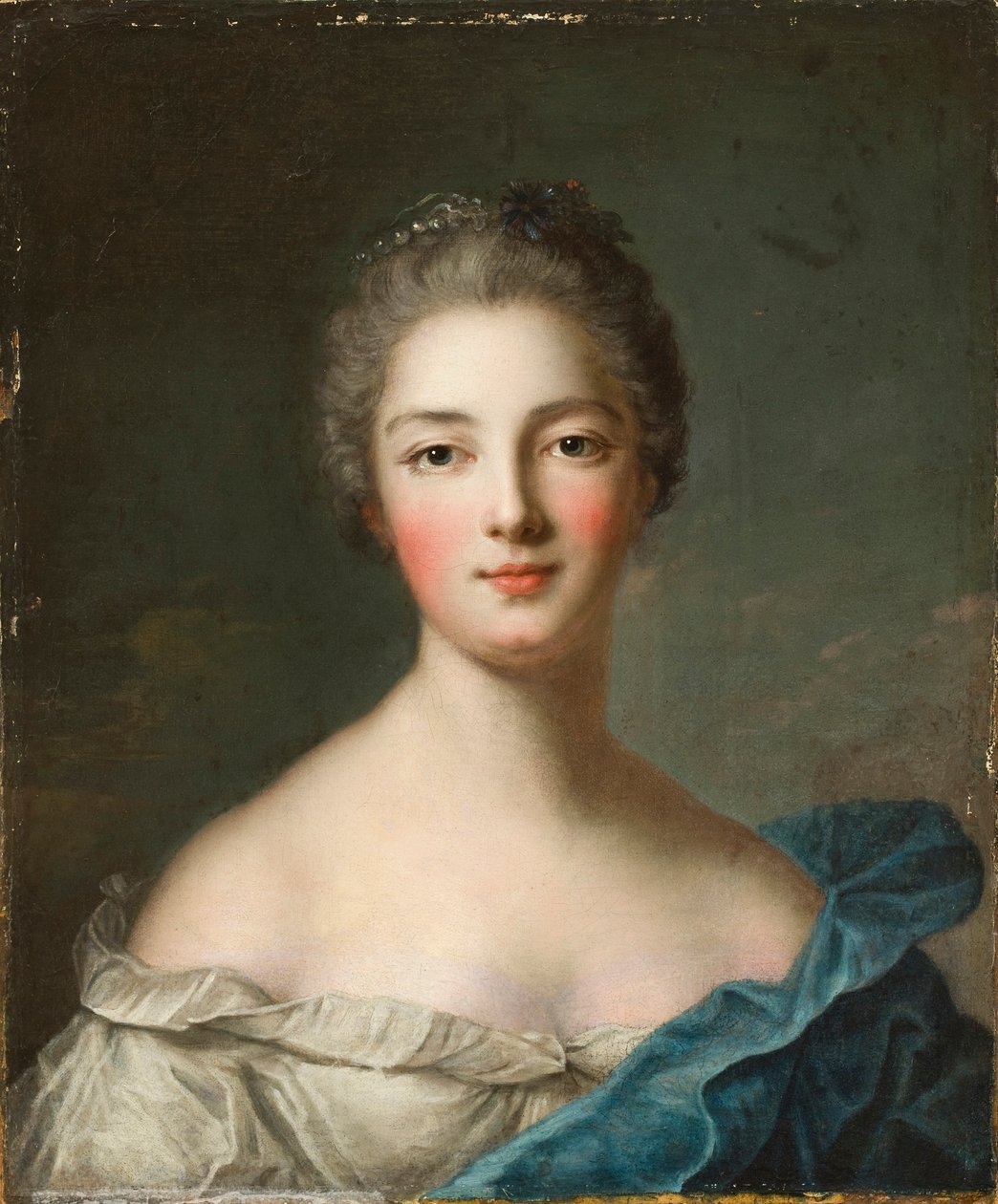 Portret damy, ok. 1750 autorstwa Jean Marc Nattier