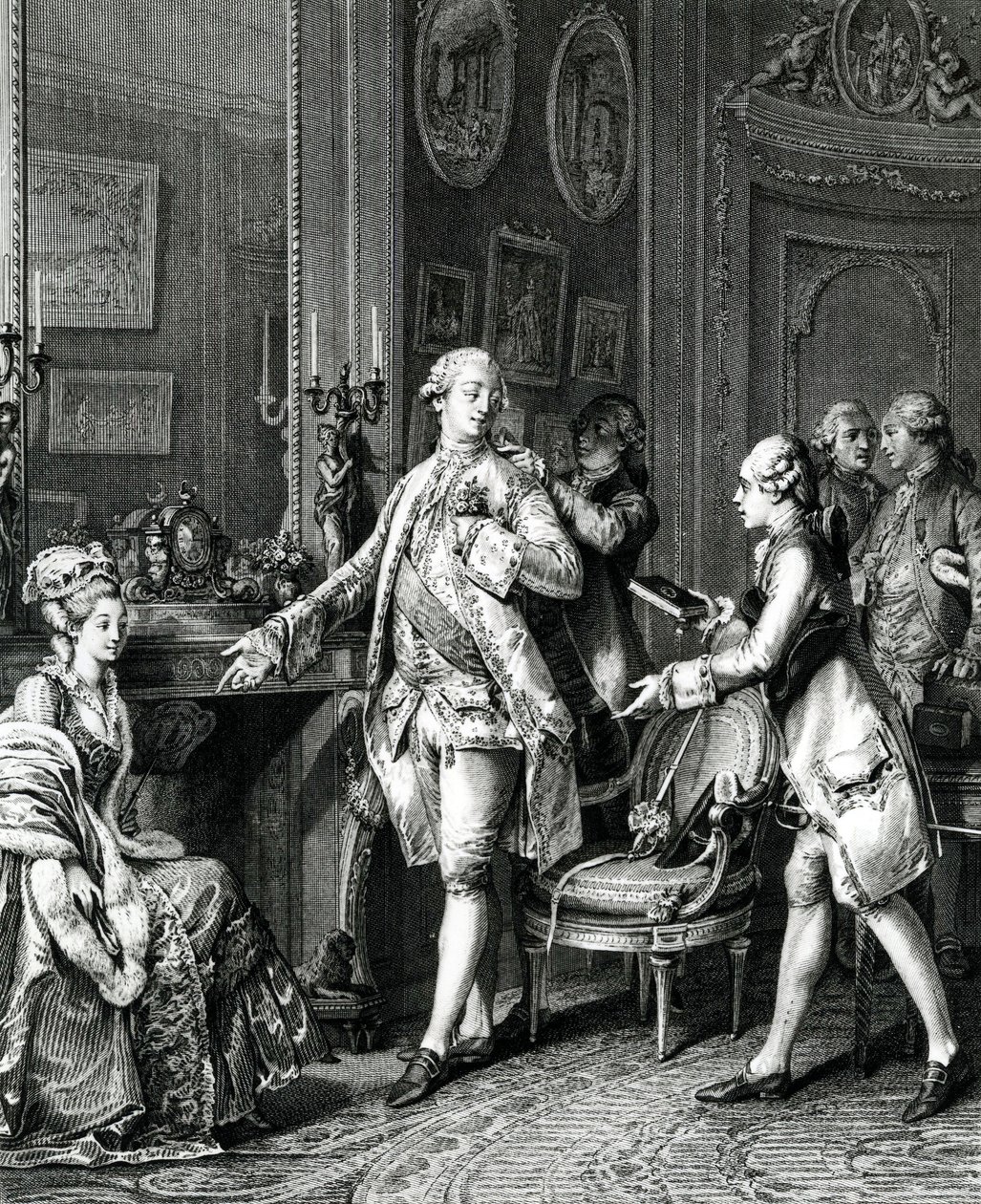 Wielka toaleta, ok. 1780 r. autorstwa Jean Michel the Younger Moreau