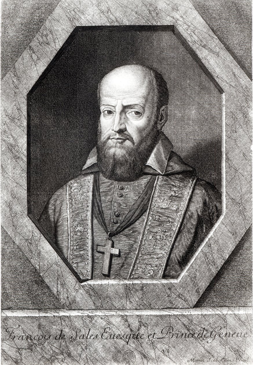 Portret Francois de Sales (1567-1622) autorstwa Jean Morin