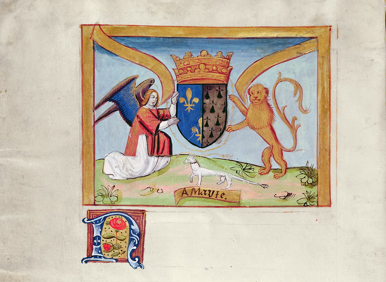 Herb Anny Bretanii (1477-1514) 1515 autorstwa Jean Perreal
