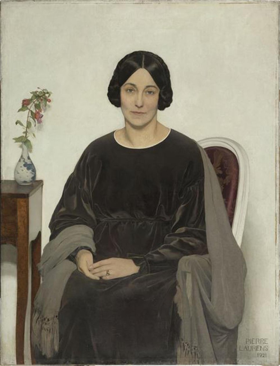 Portret Madame Jean-Pierre Laurens. autorstwa Jean Pierre Laurens