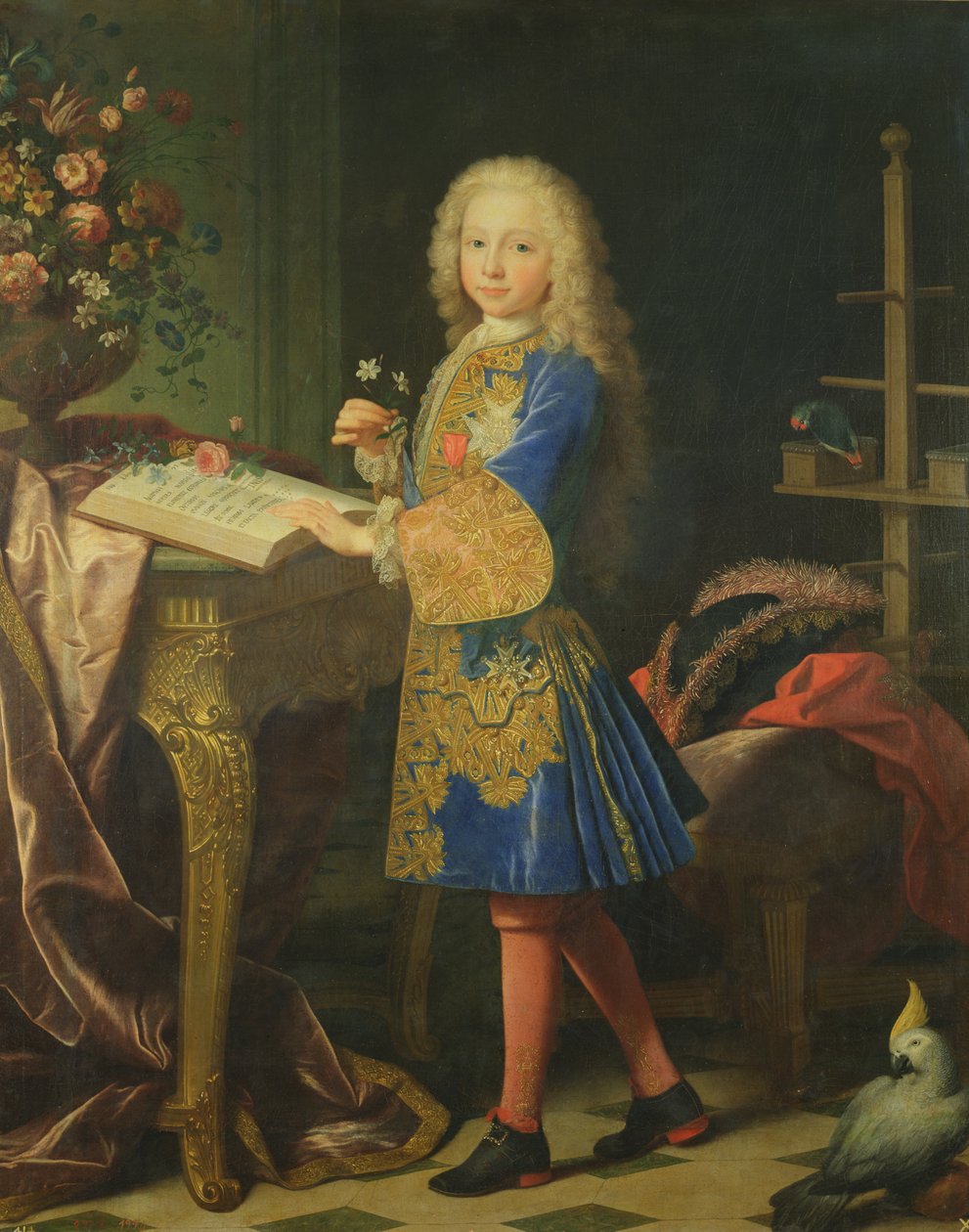 Karol III (1716-88) jako dziecko, 1725-35 autorstwa Jean Ranc
