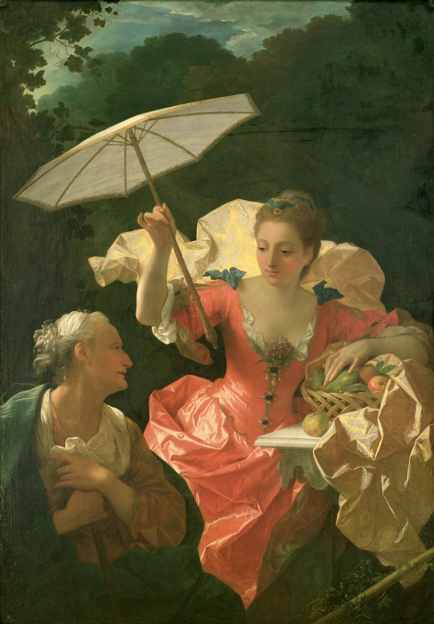 Vertumnus i Pomona autorstwa Jean Ranc