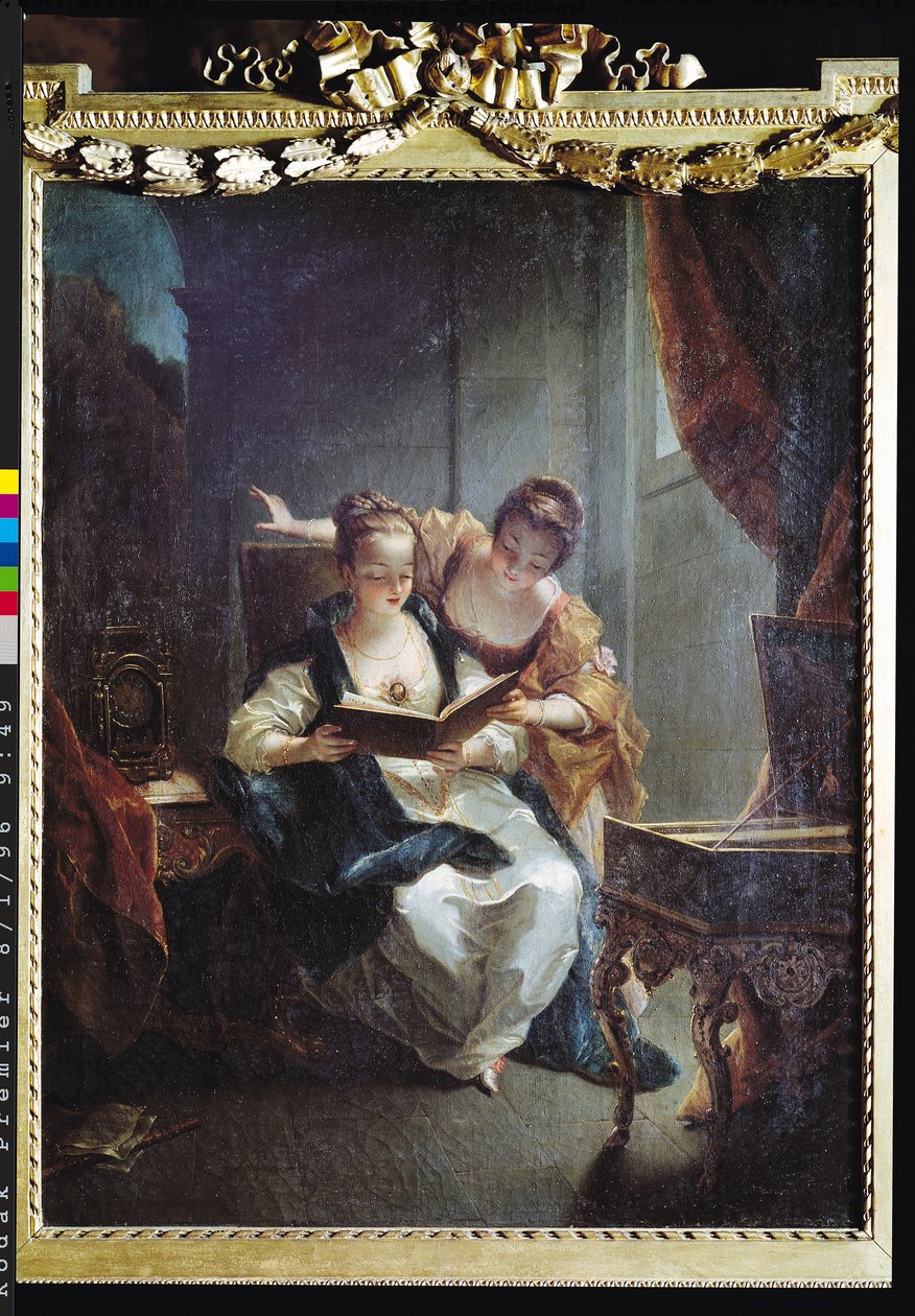 Czytelnicy autorstwa Jean Raoux