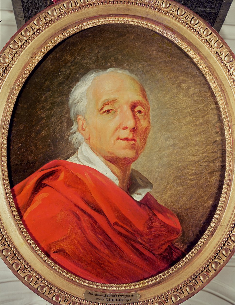 Denis Diderot (1713-84) 1784 autorstwa Jean Simon Berthelemy