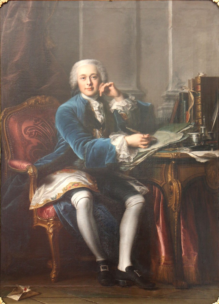 Portret Józefa-François-Xaviera de Seytres, markiza de Caumont autorstwa Jean Valade