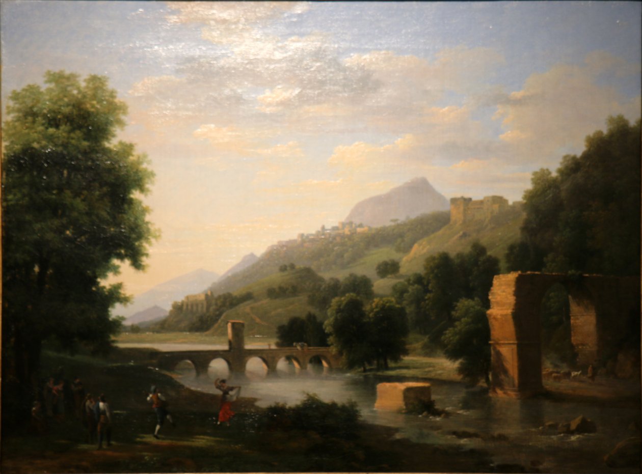Włoski krajobraz autorstwa Jean Victor Bertin