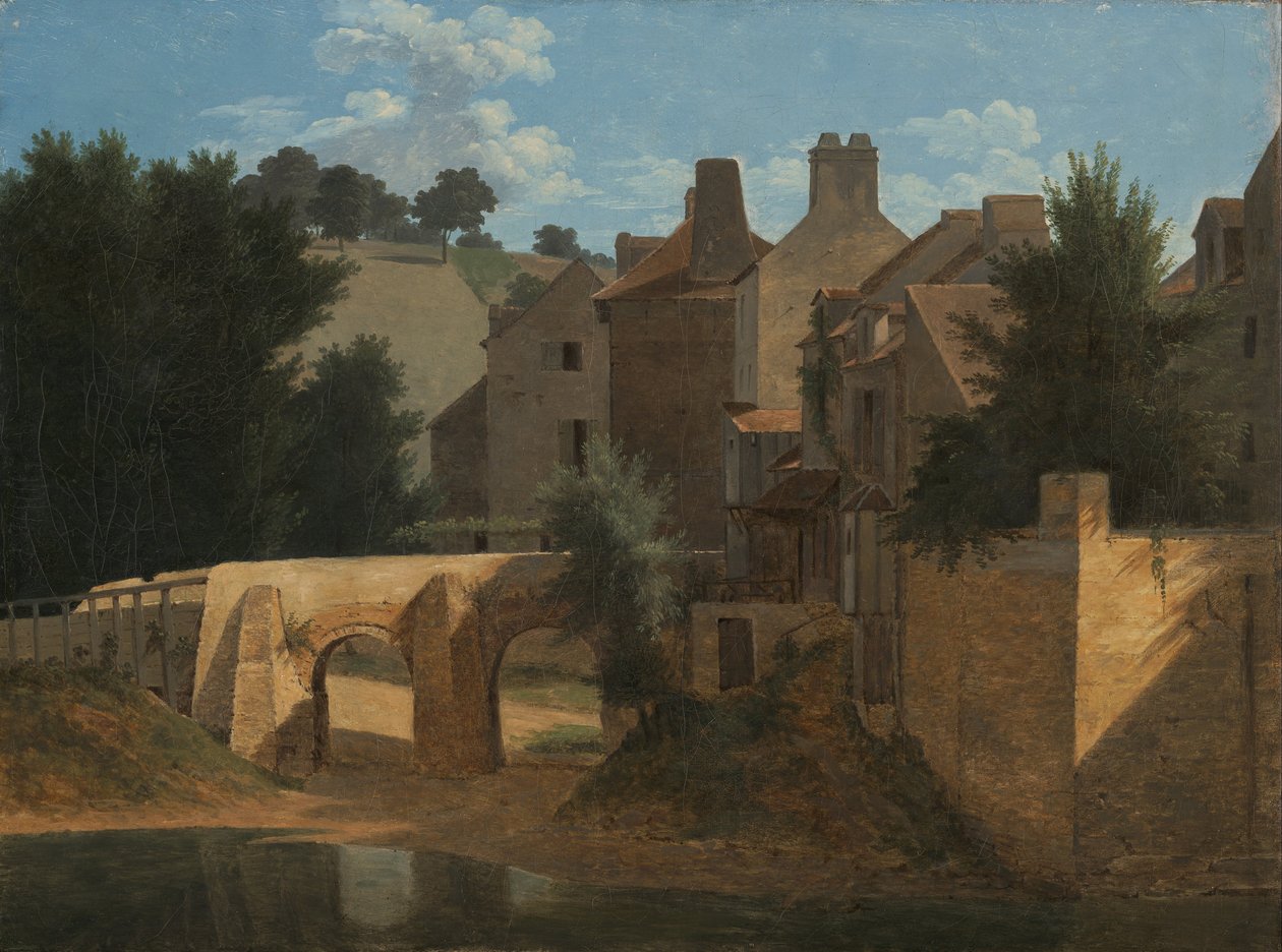 Widok w Ile-de-France autorstwa Jean Victor Bertin