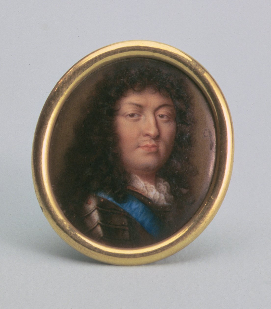Portret Ludwika XIV, króla Francji (emalia) autorstwa Jean the Elder Petitot