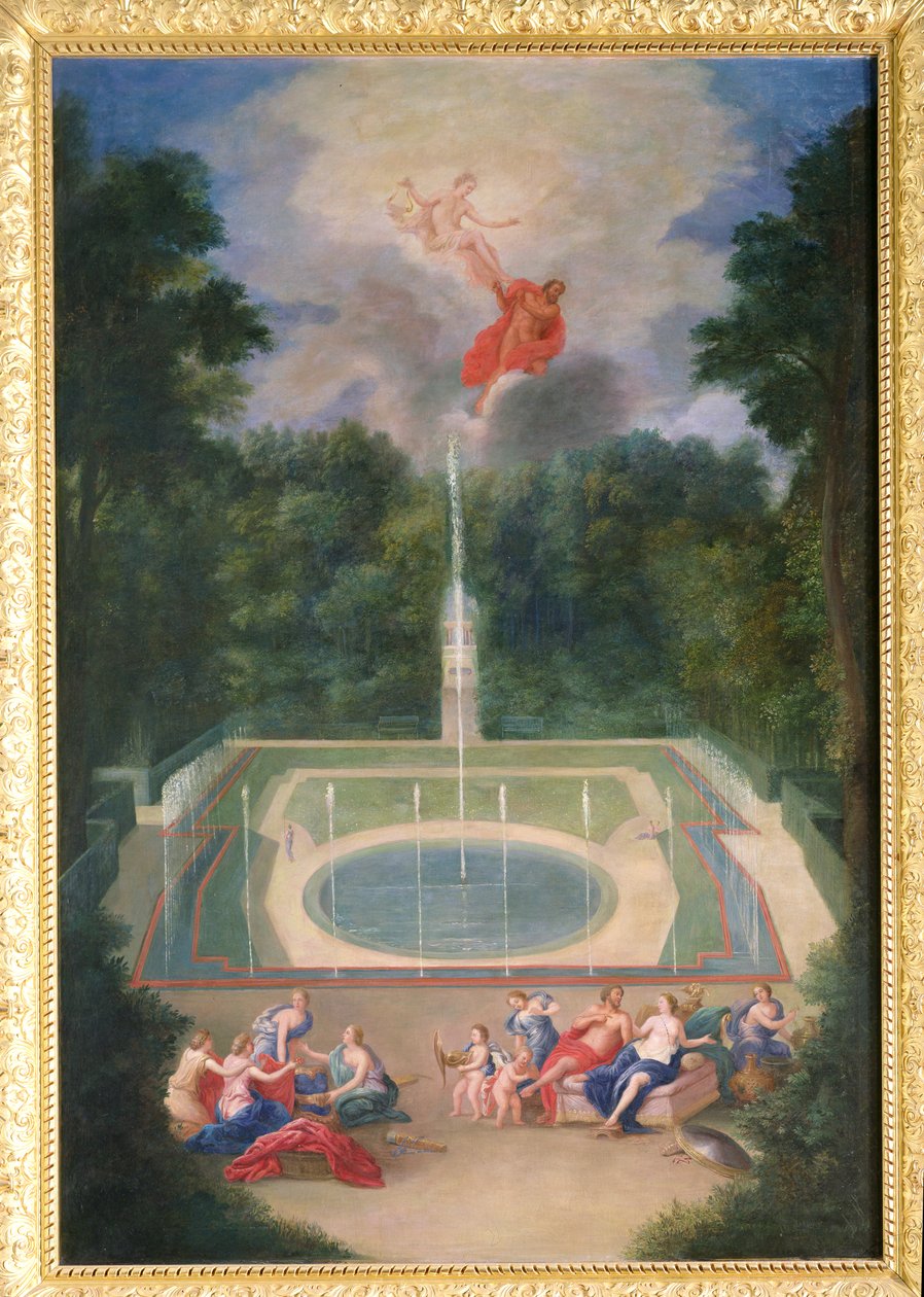 Gaje Wersalskie z Marsem i Wenus przed Apollem i Wulkanem, 1688 autorstwa Jean the Younger Cotelle