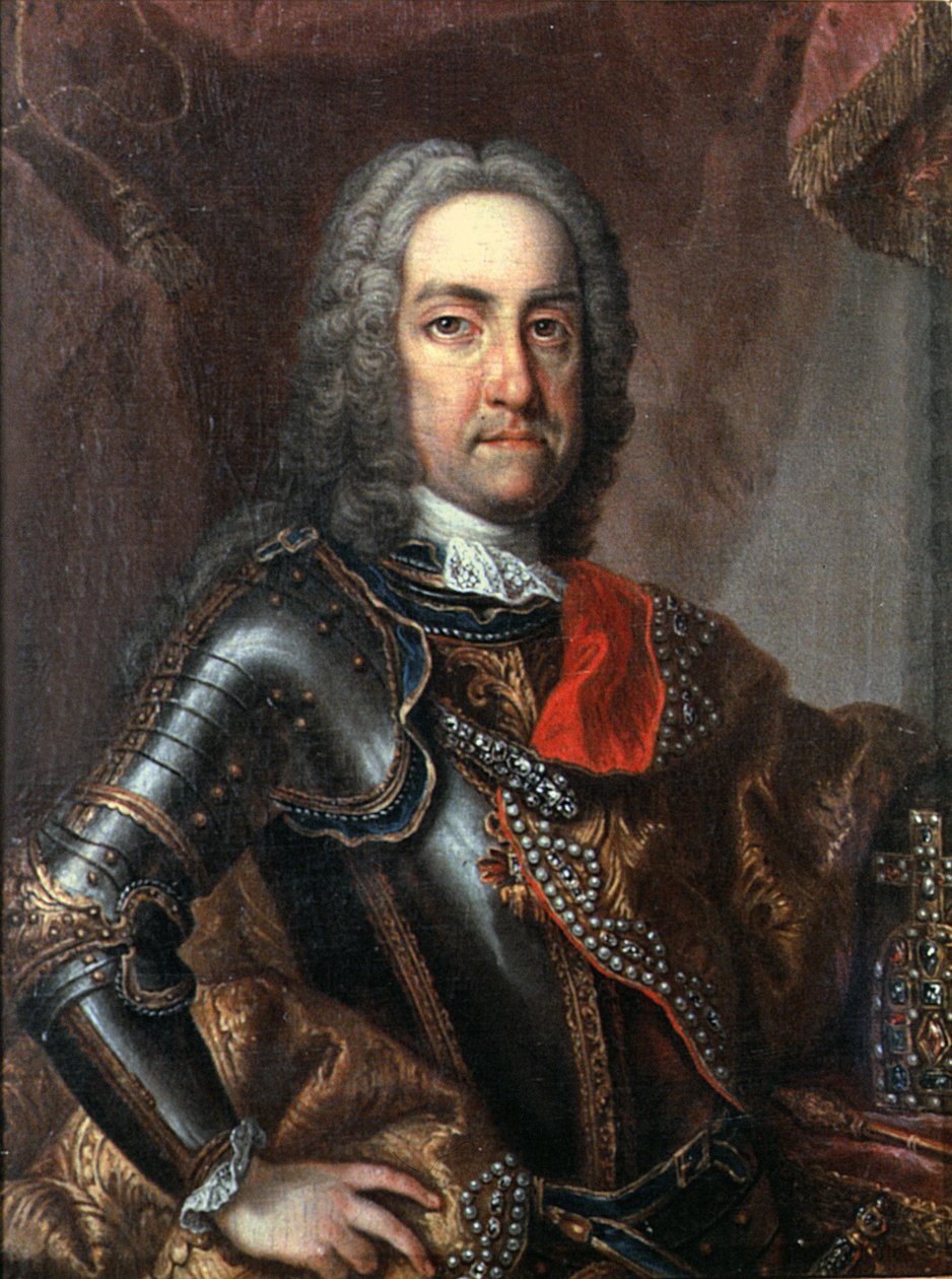 Karol VI (1685-1740) cesarz rzymski, ojciec cesarzowej Marii Teresy z Austrii (1717-80) 1762 (portret pośmiertny) autorstwa Jean Étienne Liotard