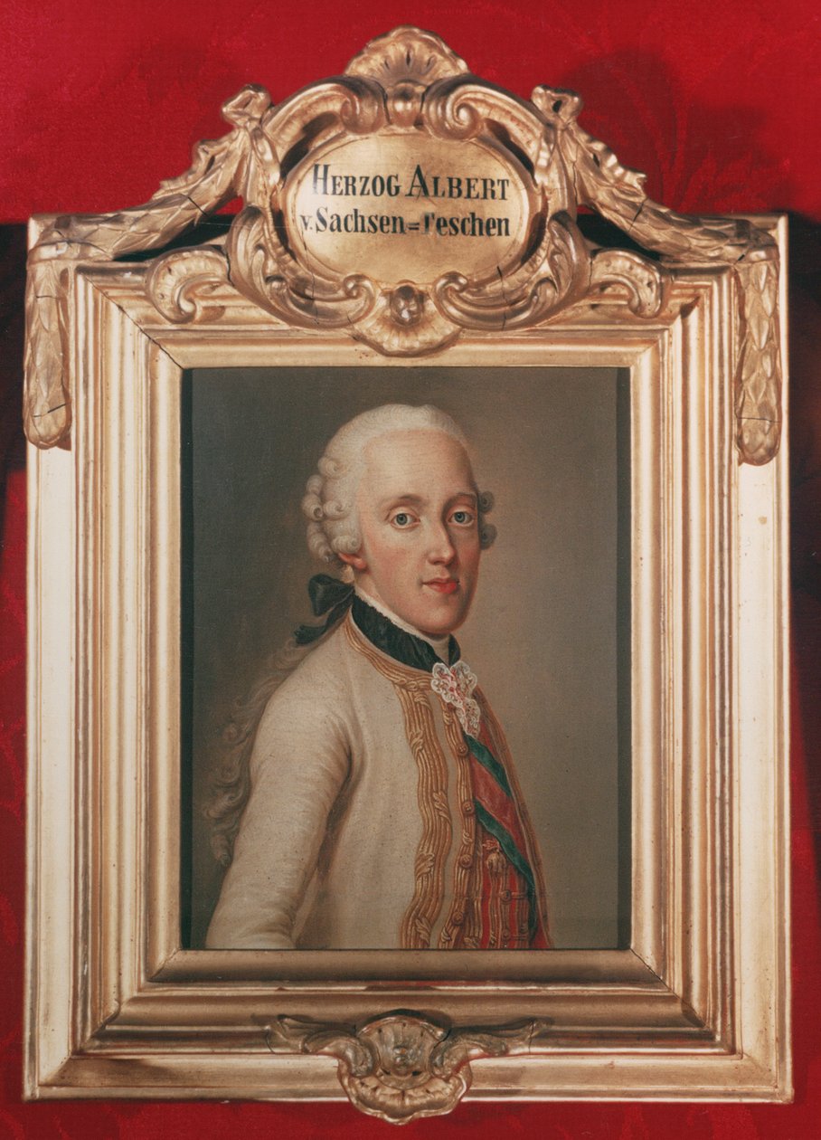 Książę Albert z Saksonii Cieszyńskiej, 1762 r. autorstwa Jean Étienne Liotard