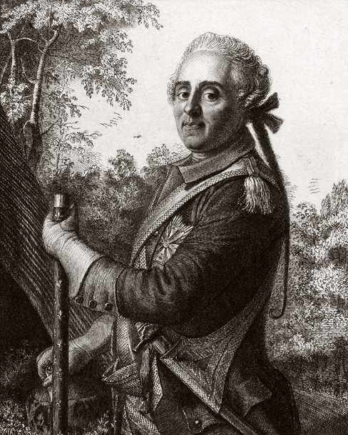 Hermann Moritz hrabia Saksonii autorstwa Jean Étienne Liotard