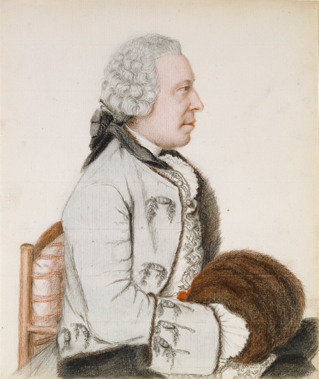 Portret Charlesa-Benjamina de Langes de Montmirail, barona de Lubières autorstwa Jean Étienne Liotard