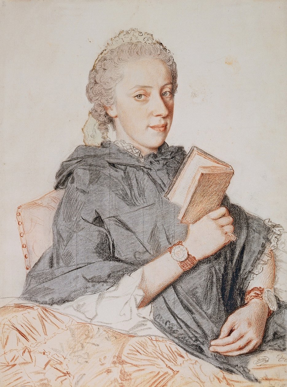 Portret arcyksiężnej Marii Anny Austrii autorstwa Jean Étienne Liotard