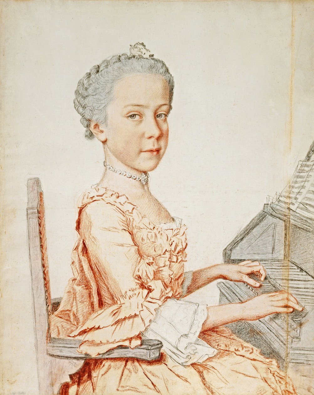 Portret arcyksiężnej Marii Józefy Austrii autorstwa Jean Étienne Liotard