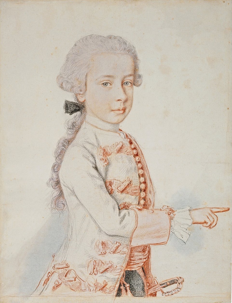 Portret arcyksięcia Ferdynanda Karola Austria-Este autorstwa Jean Étienne Liotard