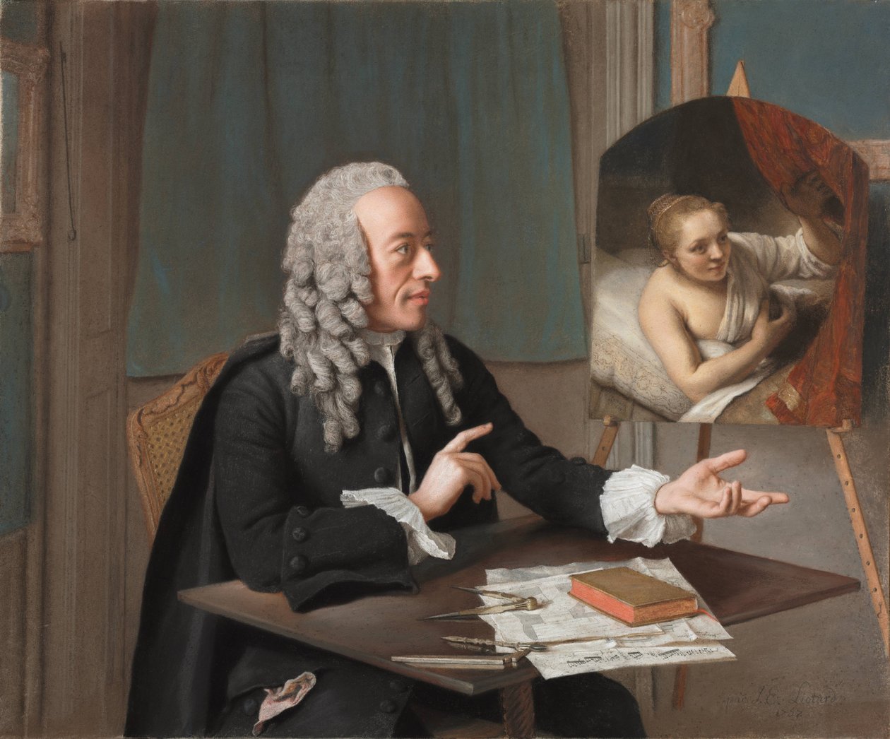 Portret François Tronchina (1704-1798) autorstwa Jean Étienne Liotard