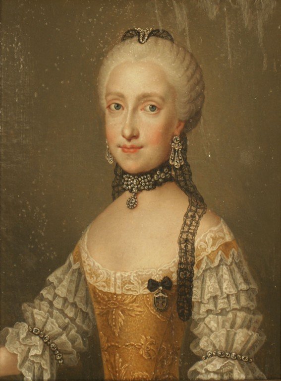 Portret Marii Luizy z Hiszpanii autorstwa Jean Étienne Liotard